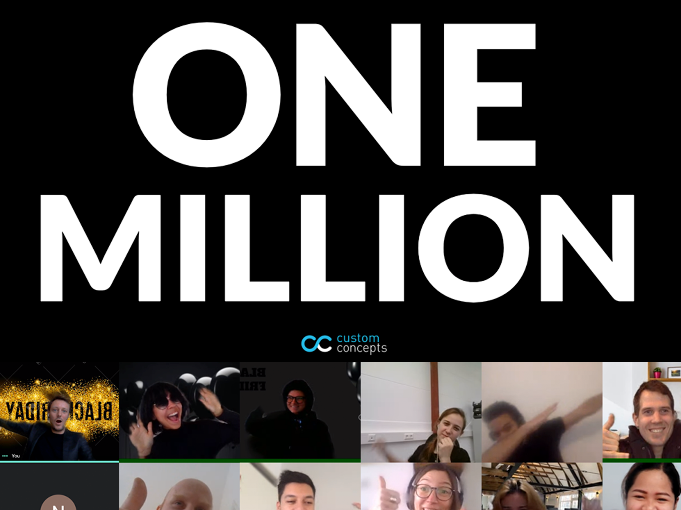 Sărbătorirea a 1 milion de clienți