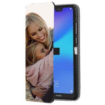 Huawei P20 Lite - Husă Portofel (Print Frontal) Personalizată