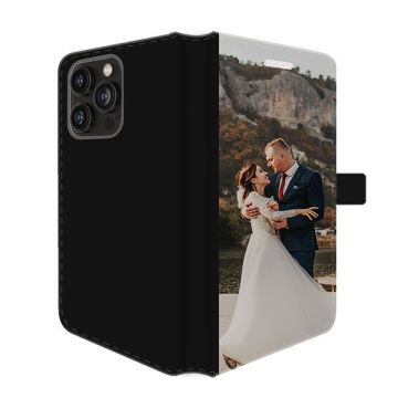 iPhone 15 Pro - Husă Portofel (Print Frontal) Personalizată