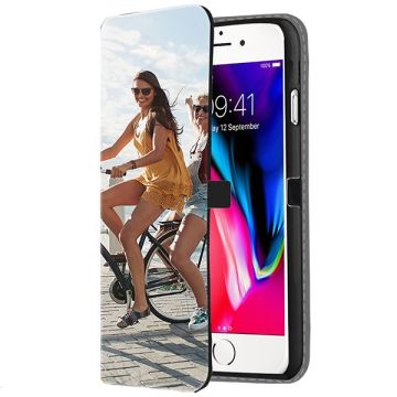 iPhone SE - Personalised Wallet Case (Front Printed)