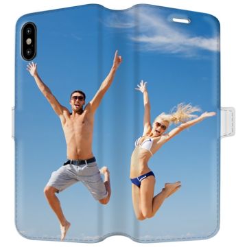 iPhone X - Husă Portofel (Print Complet) Personalizată