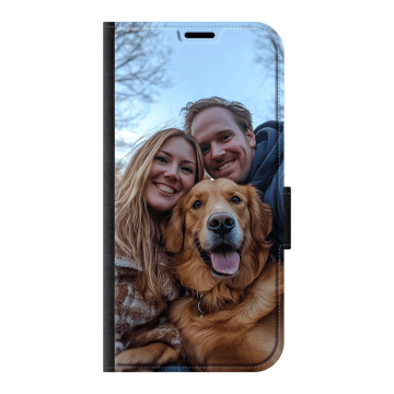 iPhone 16 Pro - Husă Portofel (Print Frontal) Personalizată
