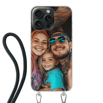 iPhone 15 Pro Max - Husă cu Șnur (Crossbody) Personalizată