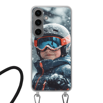 Samsung Galaxy S24 - Husă cu Șnur (Crossbody) Personalizată