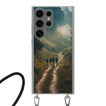 Samsung Galaxy S24 Ultra - Husă cu Șnur (Crossbody) Personalizată
