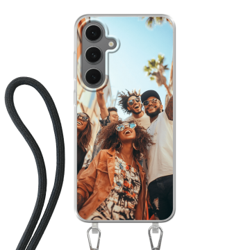 Samsung Galaxy S24 FE - Husă cu Șnur (Crossbody) Personalizată
