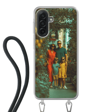 Samsung Galaxy A17 4G / A17 5G - Husă cu Șnur (Crossbody) Personalizată