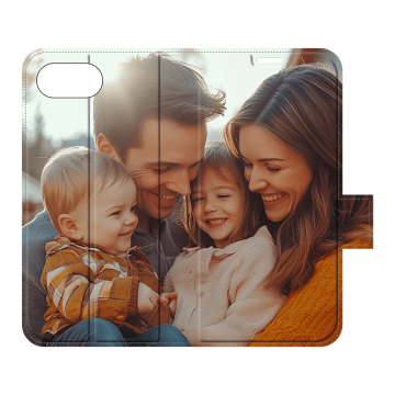 iPhone 16e - Husă Portofel (Print Complet) Personalizată