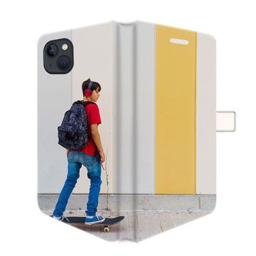 iPhone 15 - Husă Portofel (Print Complet) Personalizată