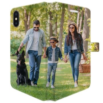 iPhone XS Max - Husă Portofel (Print Complet) Personalizată