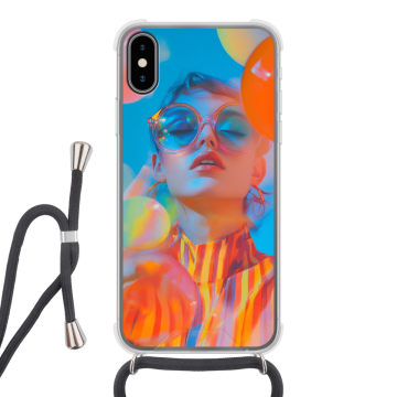 iPhone XS - Husă cu Șnur (Crossbody) Personalizată