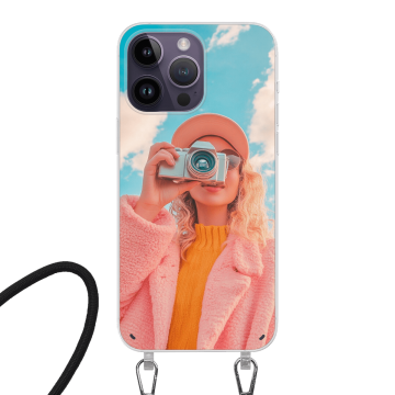 iPhone 14 Pro - Husă cu Șnur (Crossbody) Personalizată