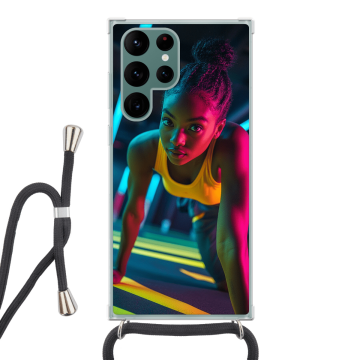 Samsung Galaxy S22 Ultra - Husă cu Șnur (Crossbody) Personalizată