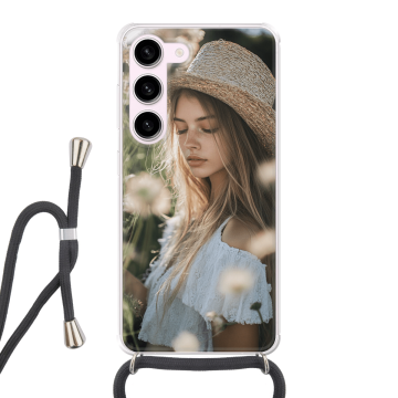 Samsung Galaxy S23 - Husă cu Șnur (Crossbody) Personalizată