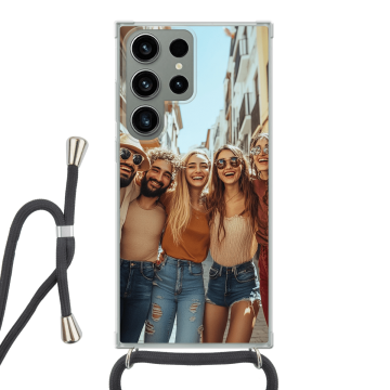 Samsung Galaxy S23 Ultra - Husă cu Șnur (Crossbody) Personalizată