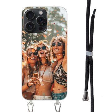 iPhone 15 Pro - Husă cu Șnur (Crossbody) Personalizată