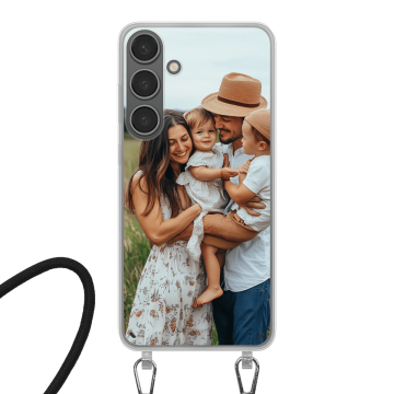 Samsung Galaxy S24 Plus - Husă cu Șnur (Crossbody) Personalizată