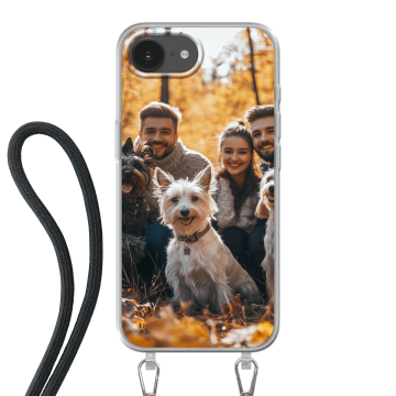 iPhone 16e - Husă cu Șnur (Crossbody) Personalizată