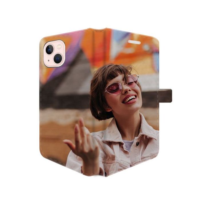 iPhone 13 Mini - Personalised Wallet Case (Full Printed)