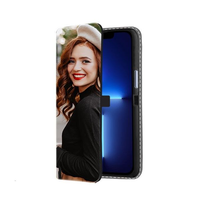 iPhone 13 Pro Max - Personalised Wallet Case (Front Printed)